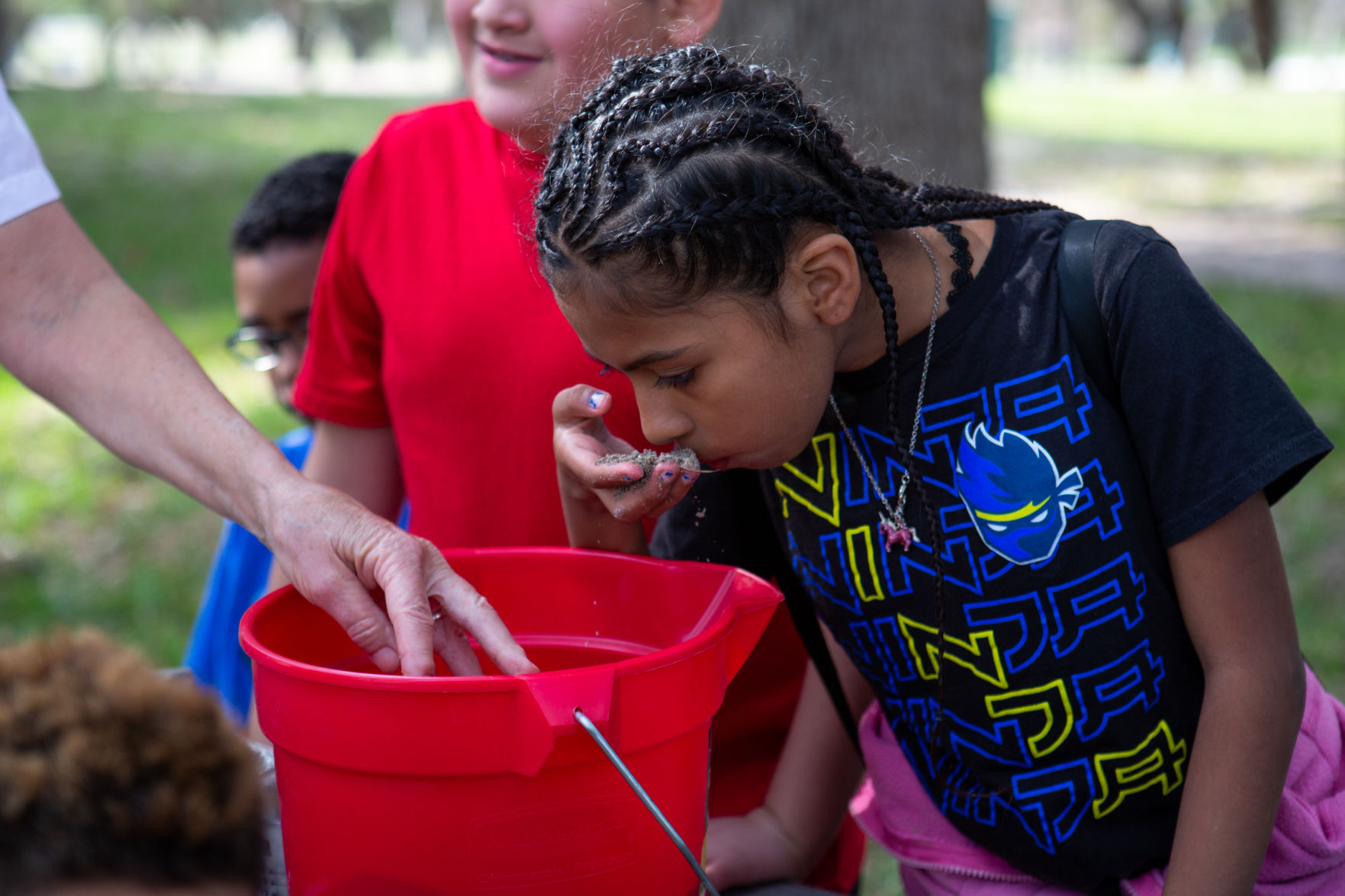 Students get hands-on environmental learning experience at Coleto Creek